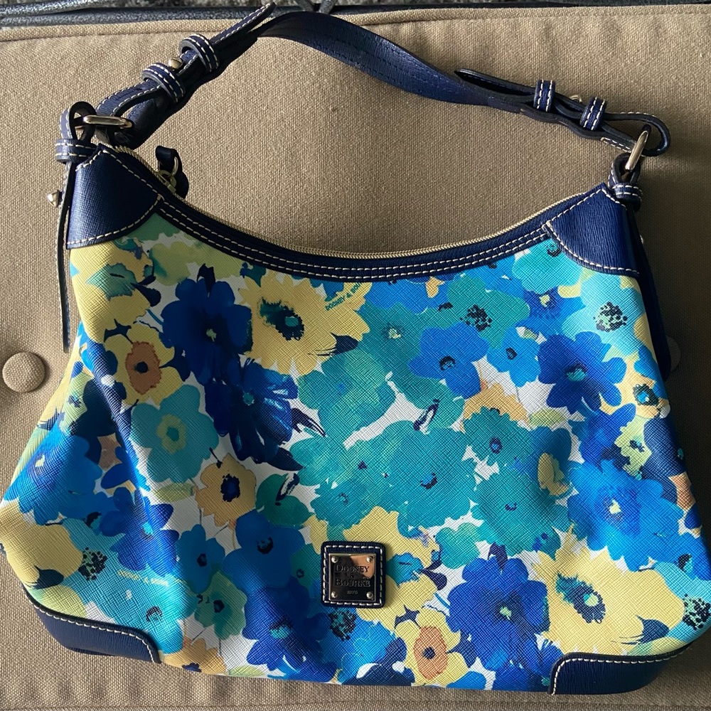 Dooney & Bourke Somerset Watercolor Hobo Shoulder Bag